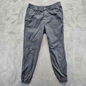 Bear Bottom Jogger Pants Men Size Medium‎ Black Stretch Elastic Waist